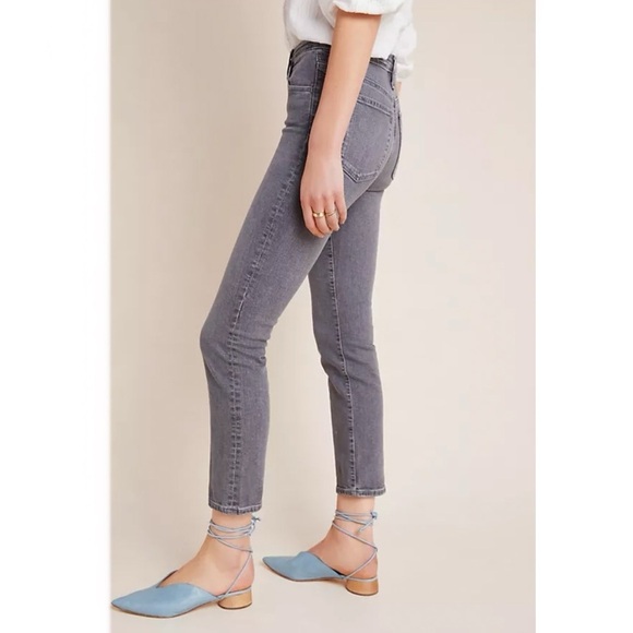 AG The Isabelle High-Rise Button-Fly Slim Jeans - Picture 2 of 11